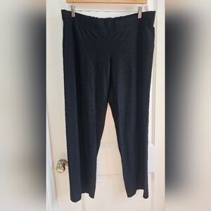 Eileen Fisher Classic Black Straight Leg Pants